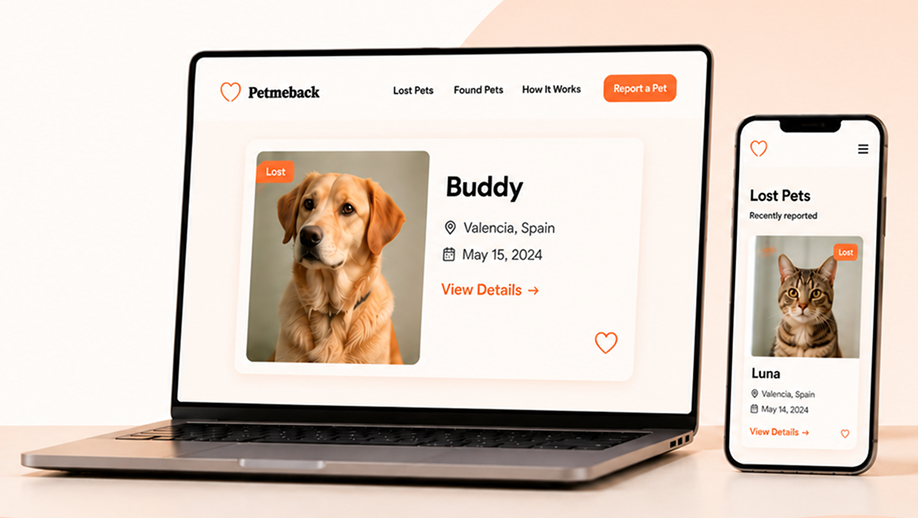 Petmeback: Bringing pets back home — case study cover