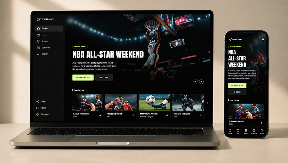 X-treme Sports: AI-Powered Sports Streaming app — case study cover