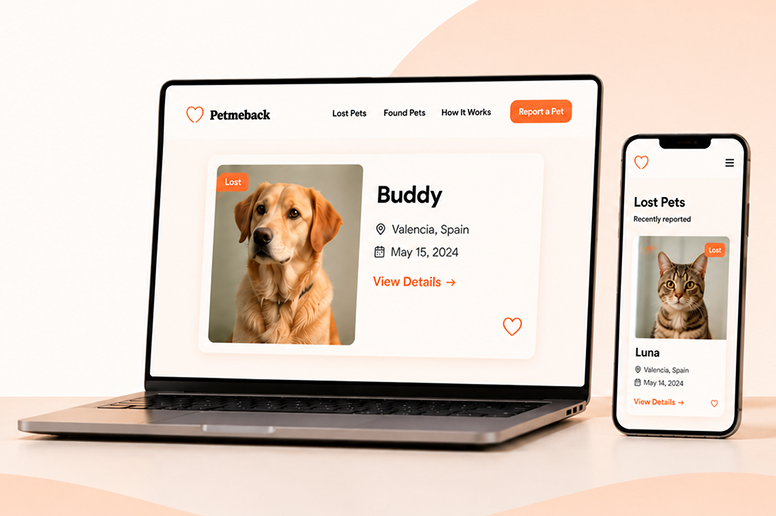 Petmeback: Bringing pets back home — project preview